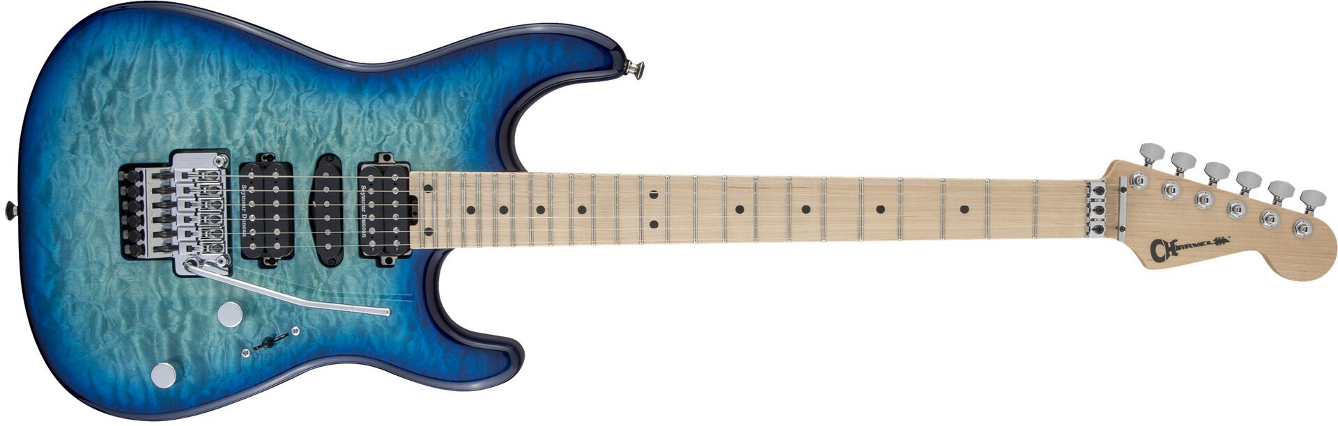 Charvel - MJ SAN DIMAS STYLE 1 HSH FR M QM CARIBBEAN BURST